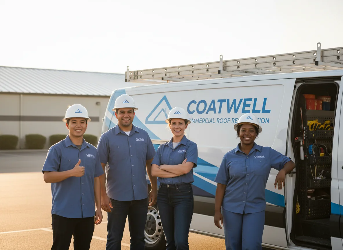 Commercial roof coating company in Pana, IL